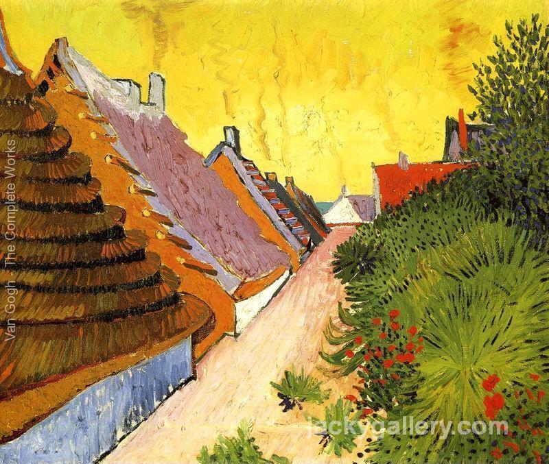 Street In Saintes Maries, Van Gogh painting